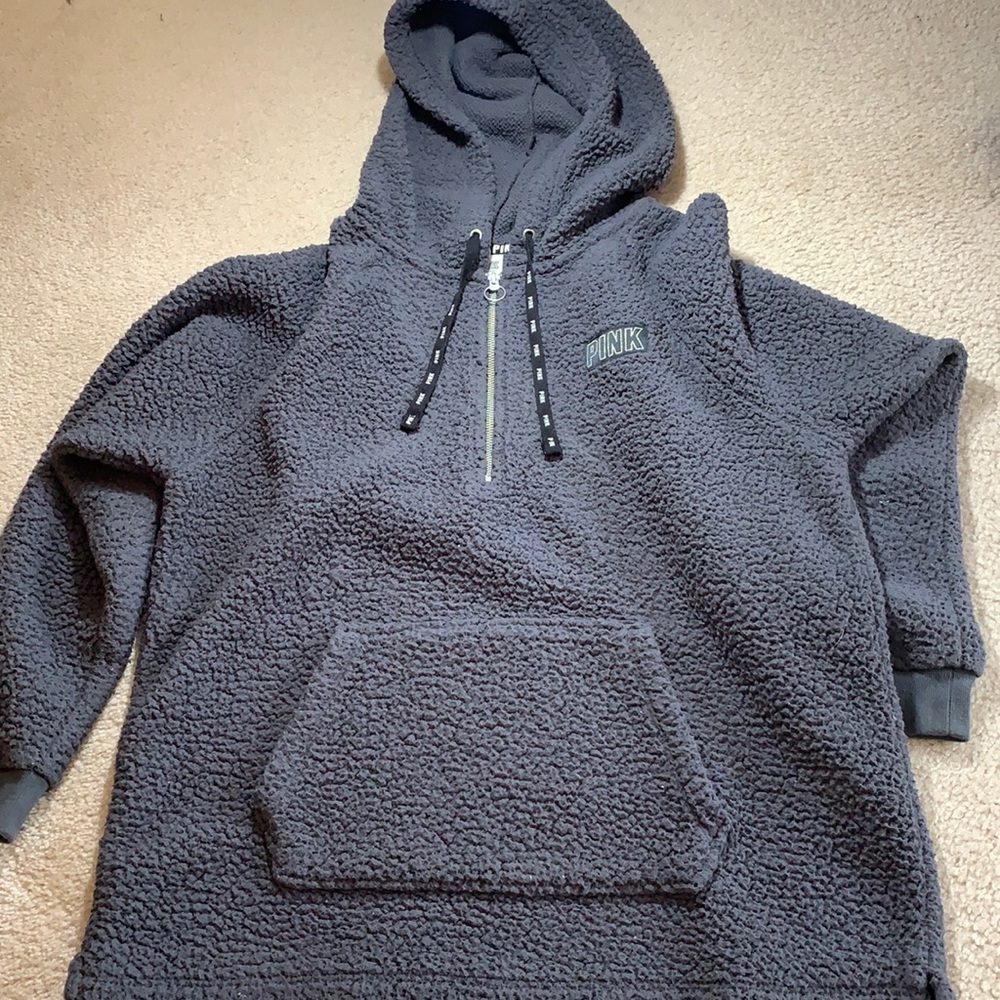 Pink Sherpa Hoodie